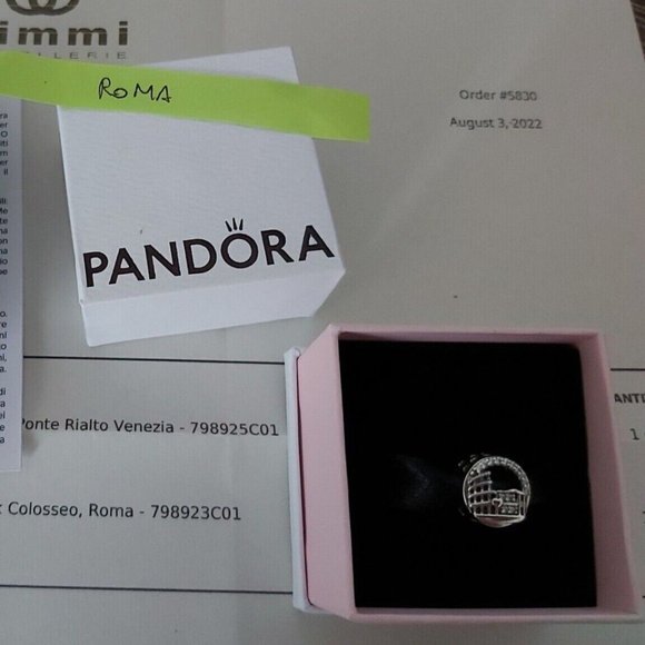 Authentic PANDORA Sterling Silver *Country Edition* Rome Colosseum - Picture 9 of 12